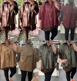 LEATHER LOOK HIP MATEN 44 TOT 54/56