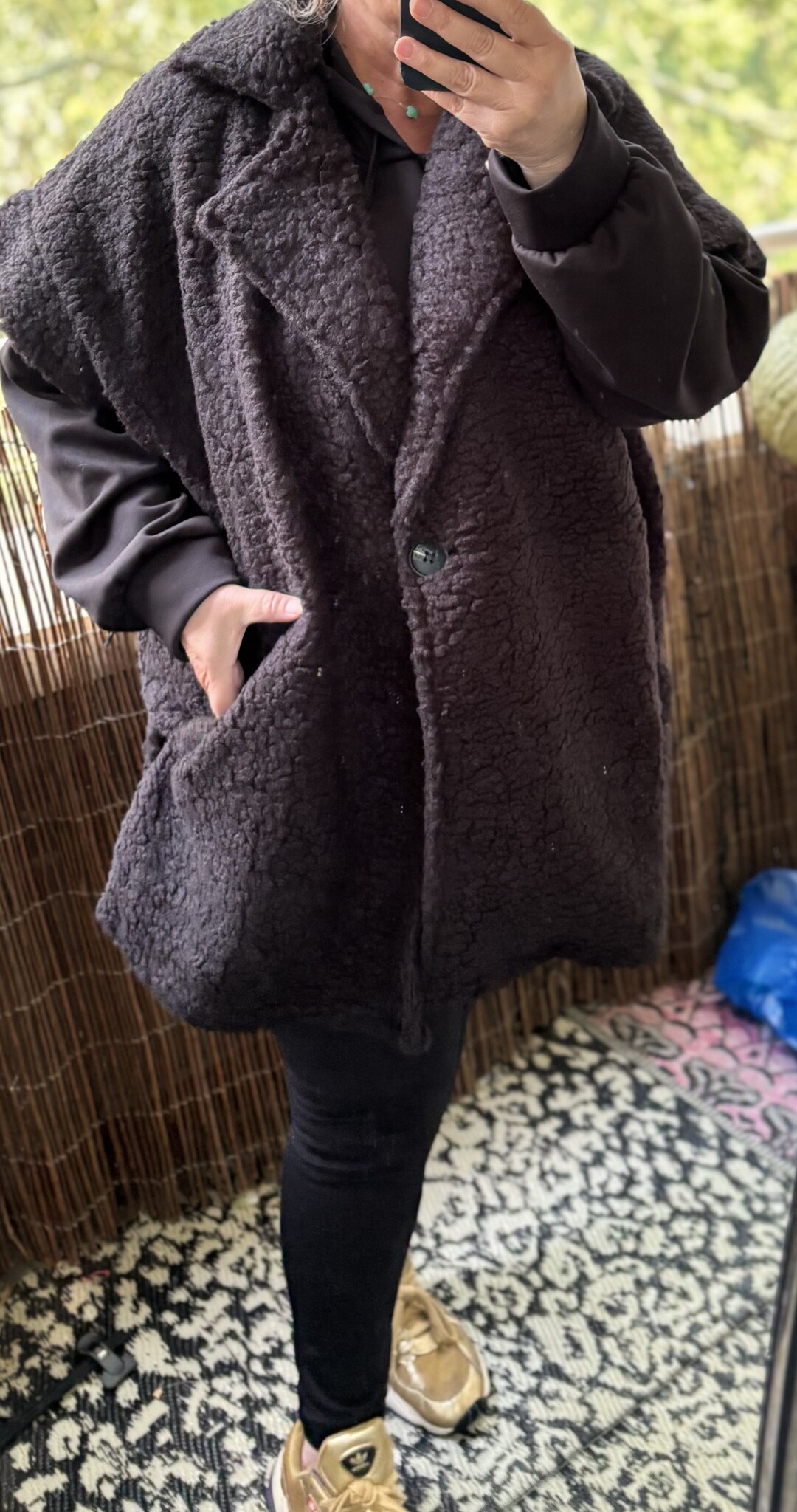 BODYWARMER TEDDY MATEN 48/50 TOT 54/56