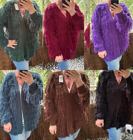 FRINGE VEST MATEN 44 TOT 50 KLEINE 52