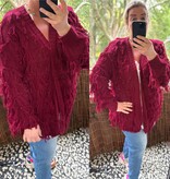 FRINGE VEST MATEN 44 TOT 50 KLEINE 52