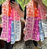 SHAWL ACRYL HAPPY IN 3 KLEUREN EN COMBI