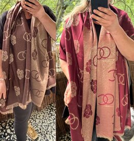 SHAWL CC  HEEL MOOI MET GOUD
