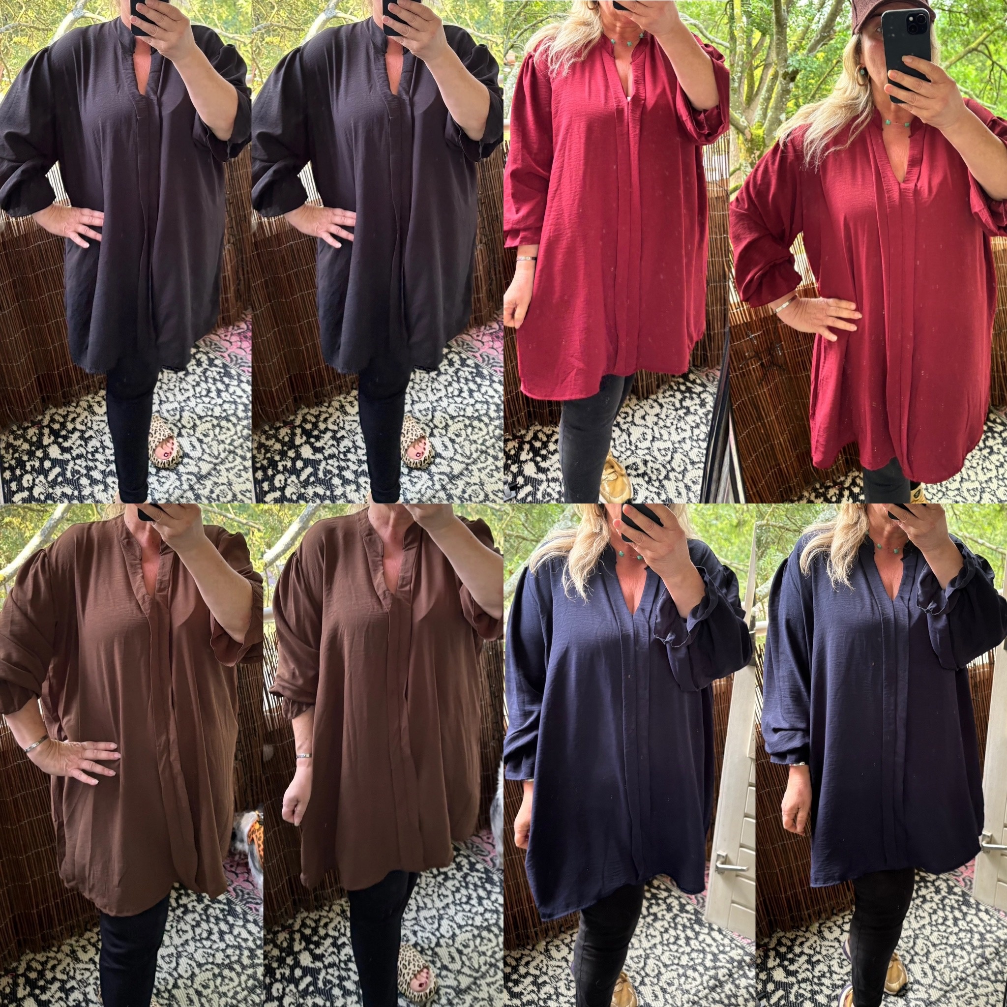 BLOUSE MELLY MATEN 46/48 TOT 54 kleine 56