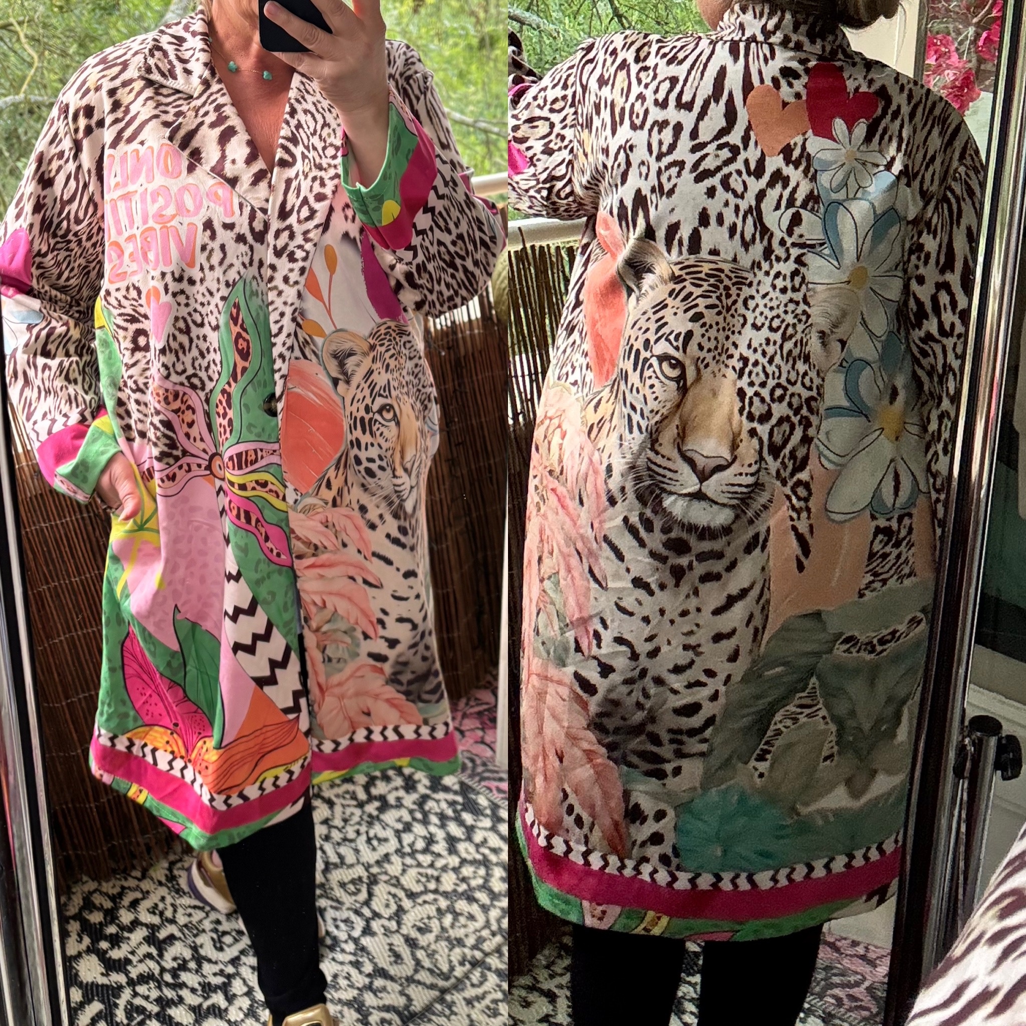 SUEDINE JAS LANGE BLAZER HAPPY MATEN 46 TOT 52