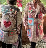 SUEDINE JAS LANGE BLAZER HAPPY MATEN 46 TOT 52