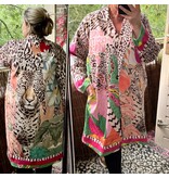 SUEDINE JAS LANGE BLAZER HAPPY MATEN 46 TOT 52