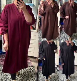 SWEATER DRESS BIG MATEN 50 TOT 56 RUIM
