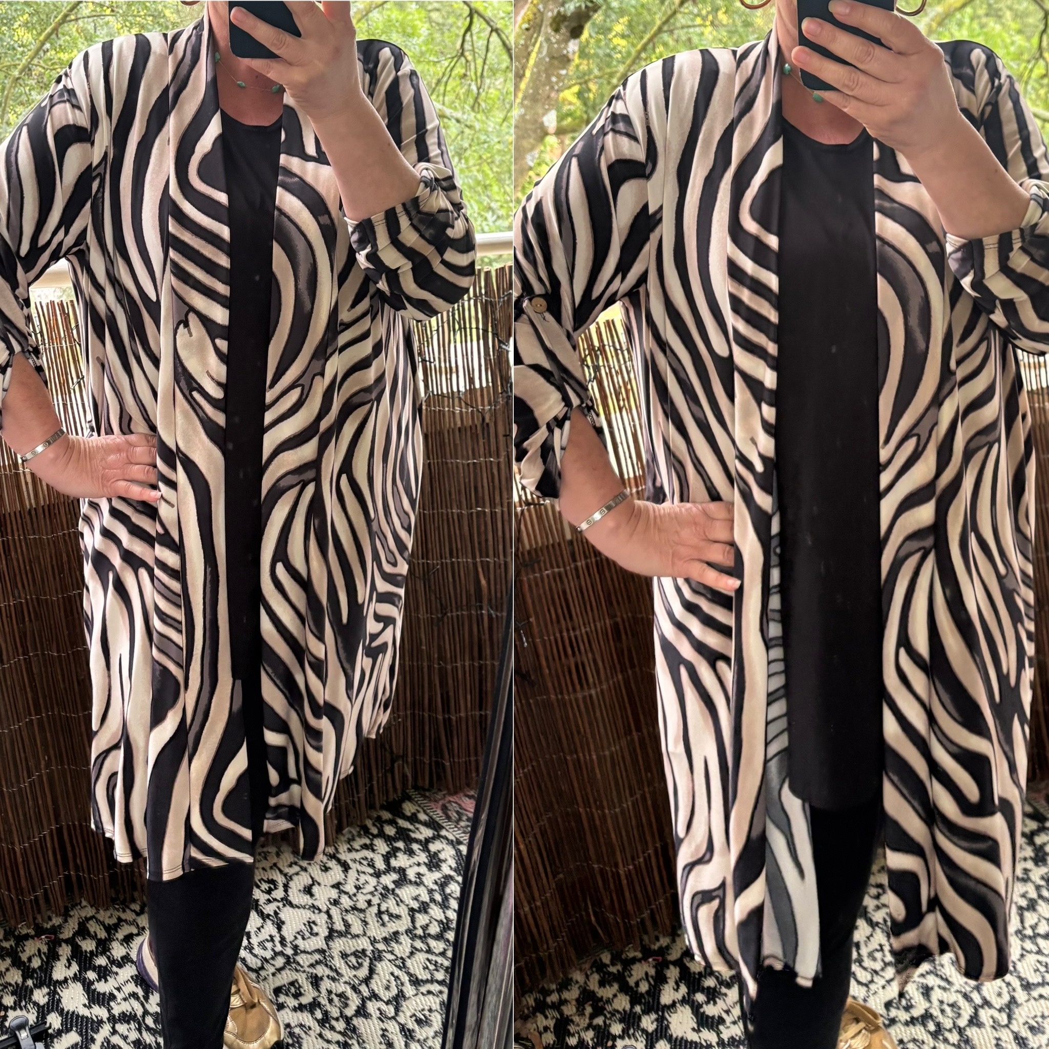 SOEPEL TRAVEL VEST CHIQUE INCLUSIEF A LIJN TOP ZWART MATEN 46 TOT 52/54