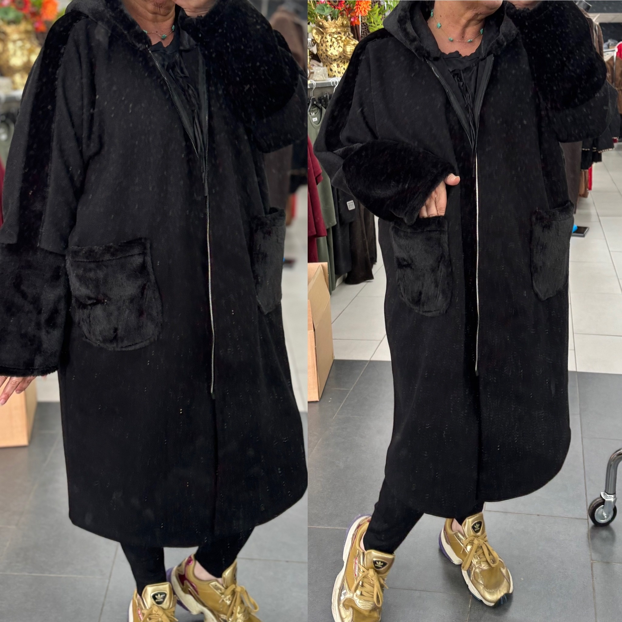 LAMMY LOOK A LIKE VEST MATEN 44 TOT 52