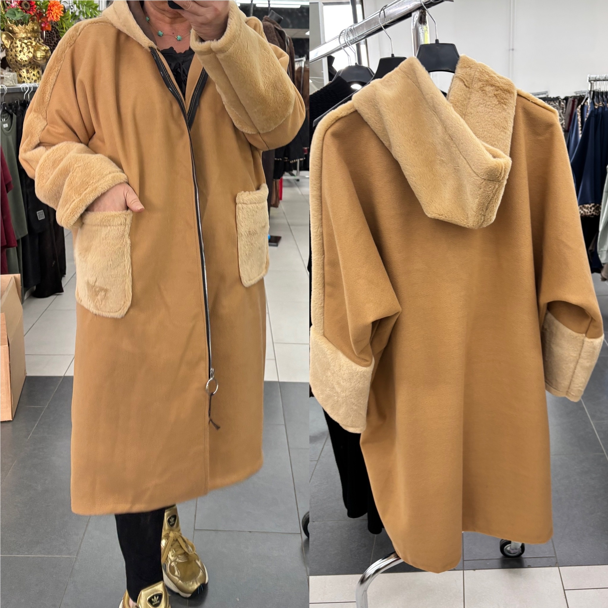 LAMMY LOOK A LIKE VEST MATEN 44 TOT 52