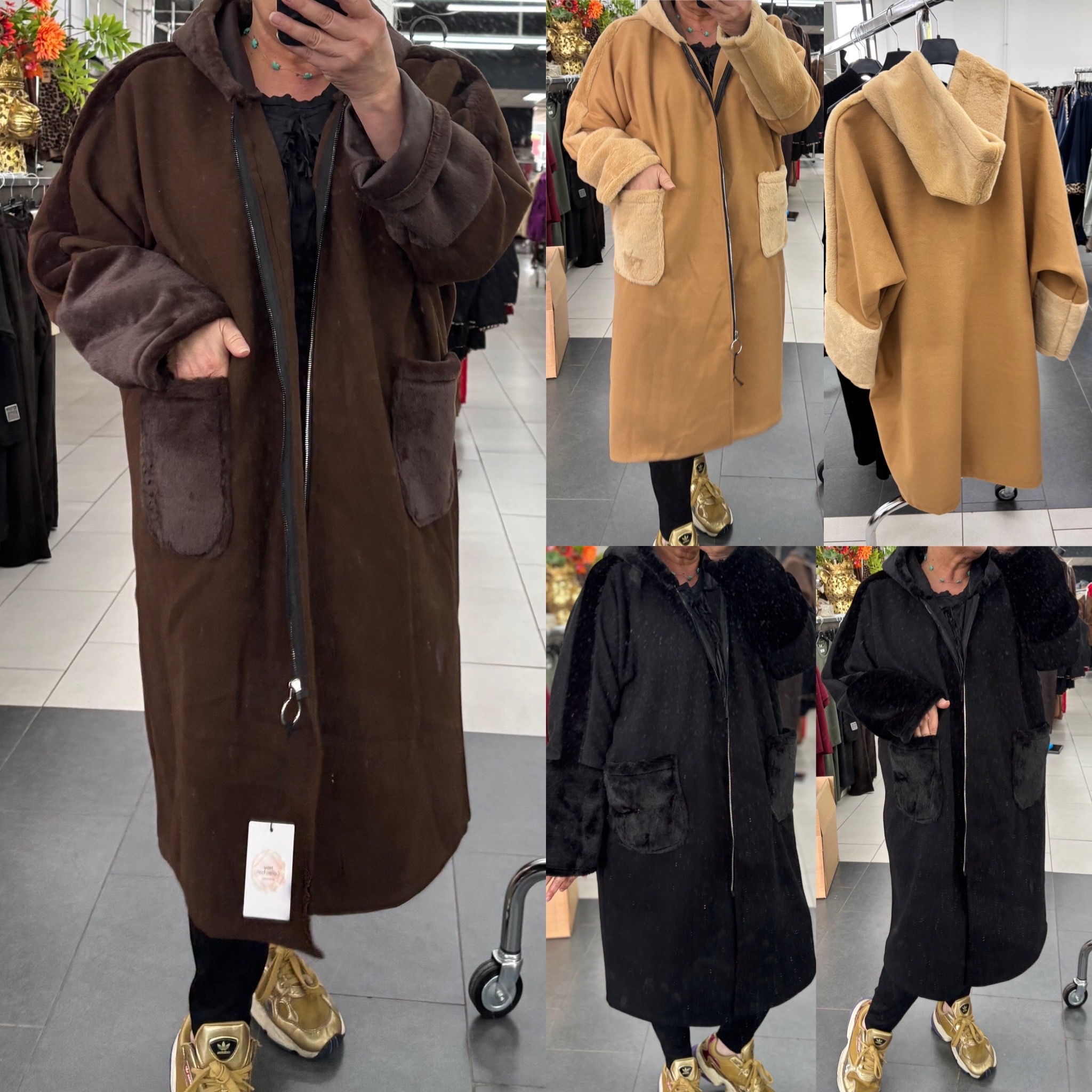 LAMMY LOOK A LIKE VEST MATEN 44 TOT 52