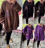 LEUKE SWEATER TRUI RIB MATEN 48 TOT 56