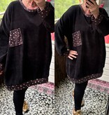 LEUKE SWEATER TRUI RIB MATEN 48 TOT 56