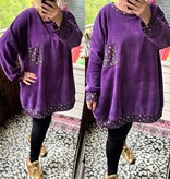 LEUKE SWEATER TRUI RIB MATEN 48 TOT 56