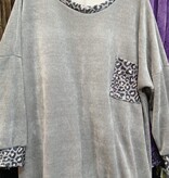 LEUKE SWEATER TRUI RIB MATEN 48 TOT 56