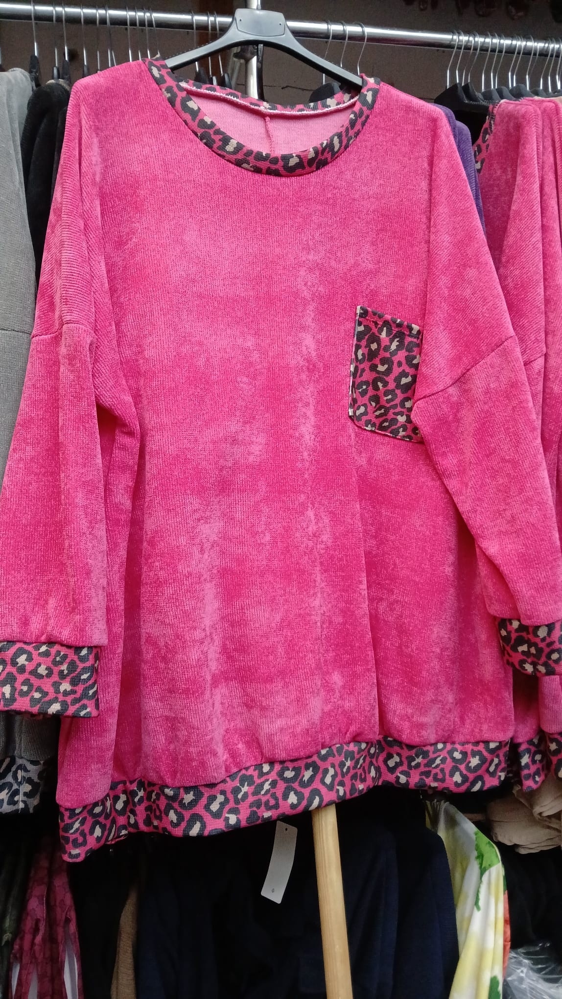 LEUKE SWEATER TRUI RIB MATEN 48 TOT 56