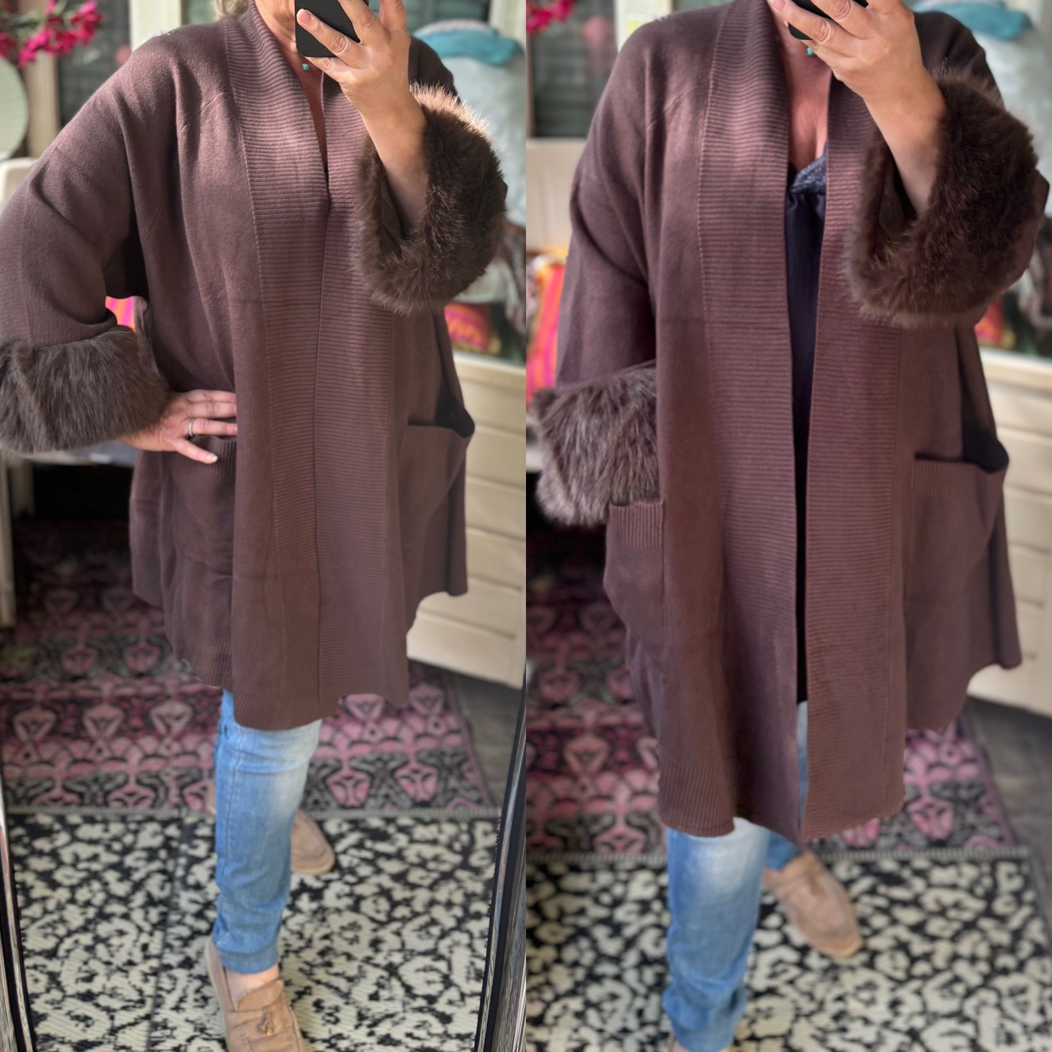 VEST BONTMOUW CHIQUE MATEN 46/48 TOT RUIME 54