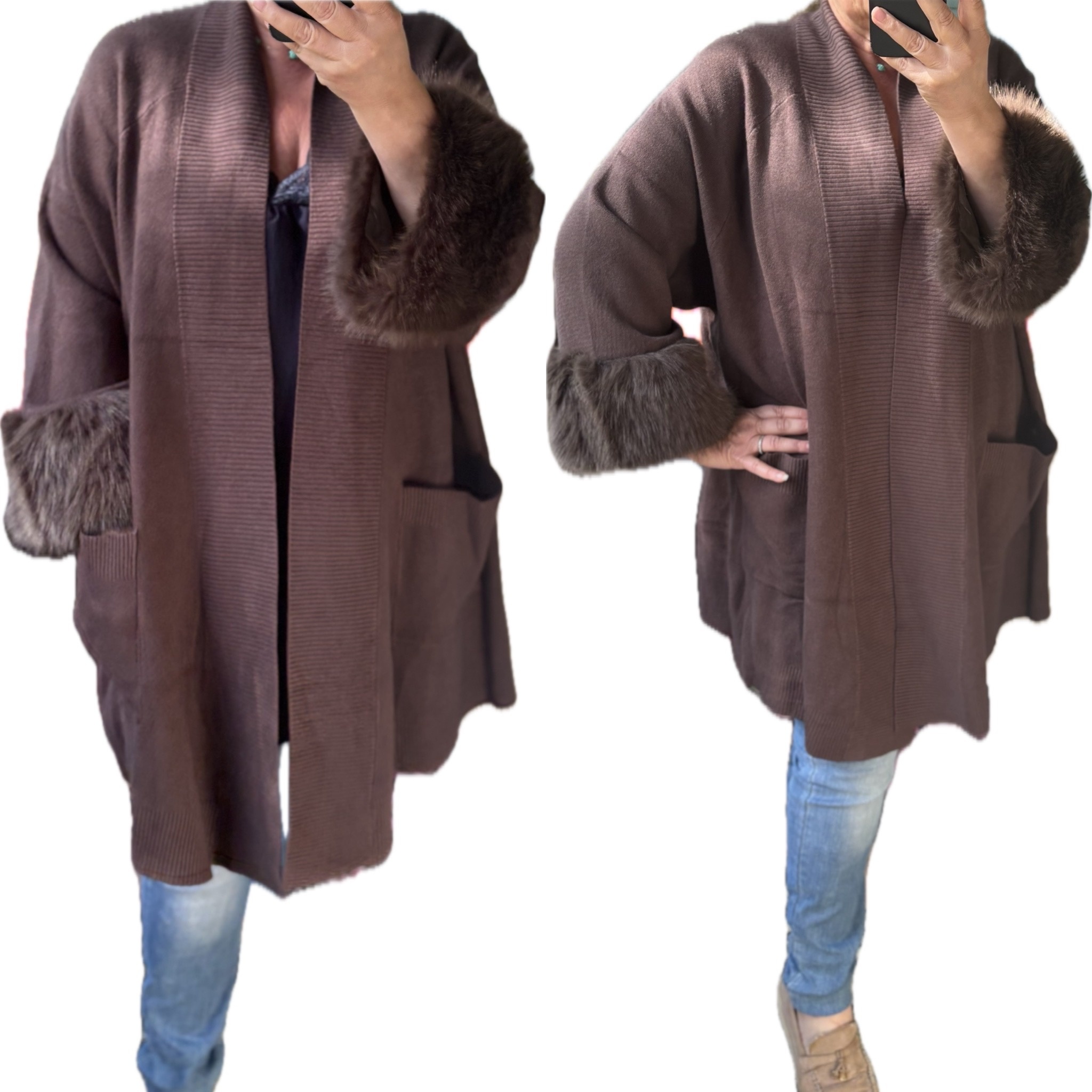 VEST BONTMOUW CHIQUE MATEN 46/48 TOT RUIME 54