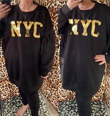 NYC SWEATER FRANJE MATEN 46/48 TOT 52/54