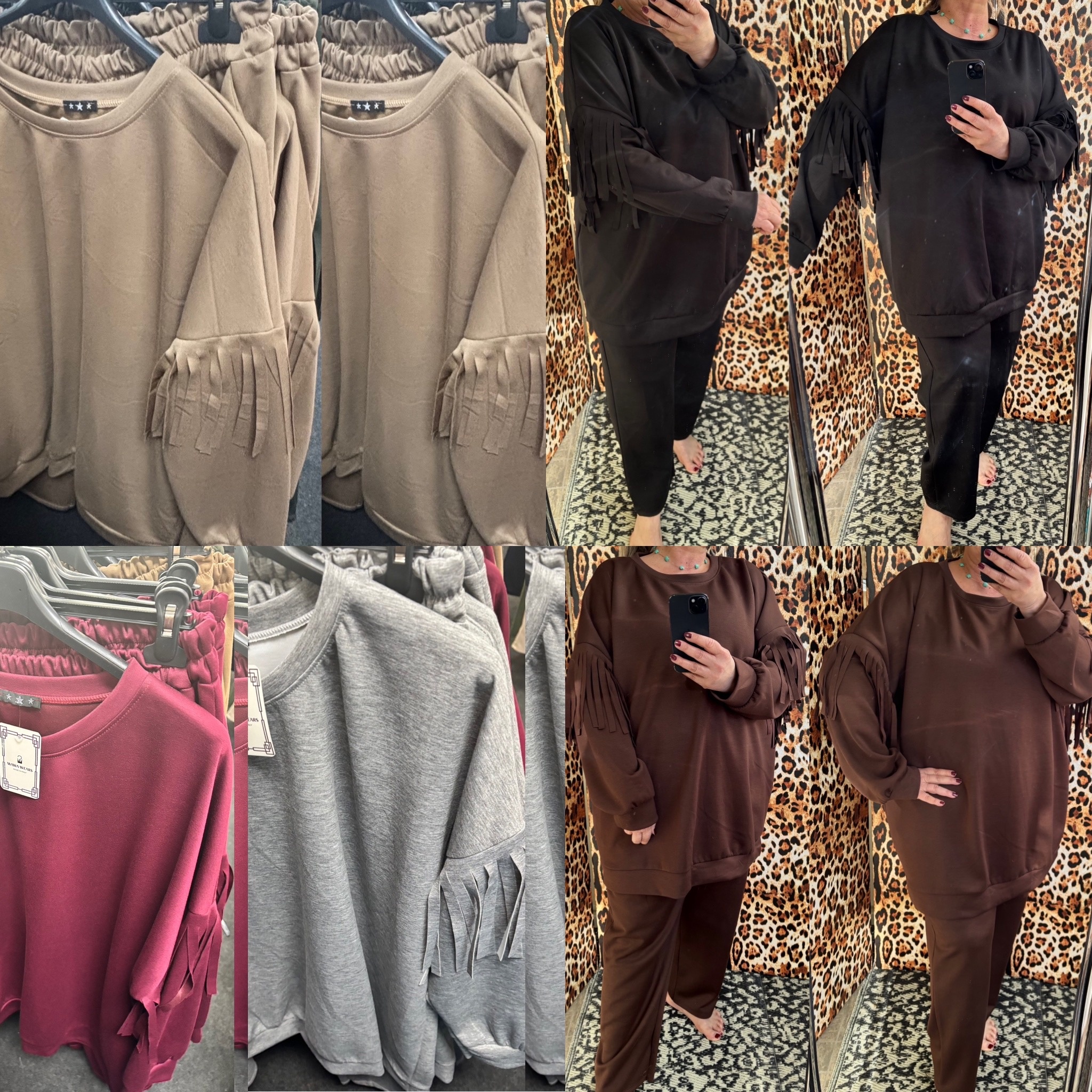 COMFY PAK MET FRANJE MATEN 46/48 TOT 52/54