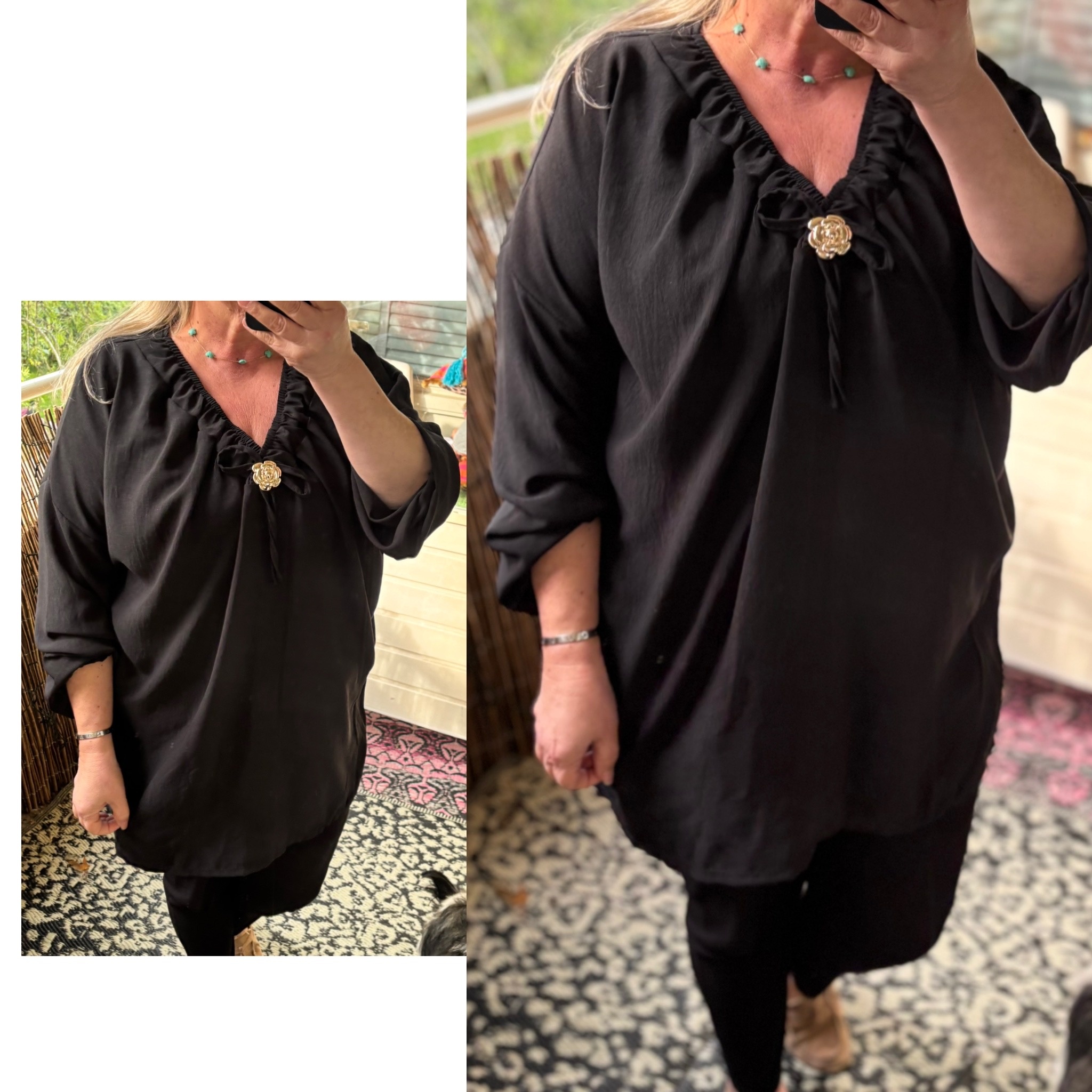 TUNIEK SHIRT LISA MATEN 44/46 TOT 50/52