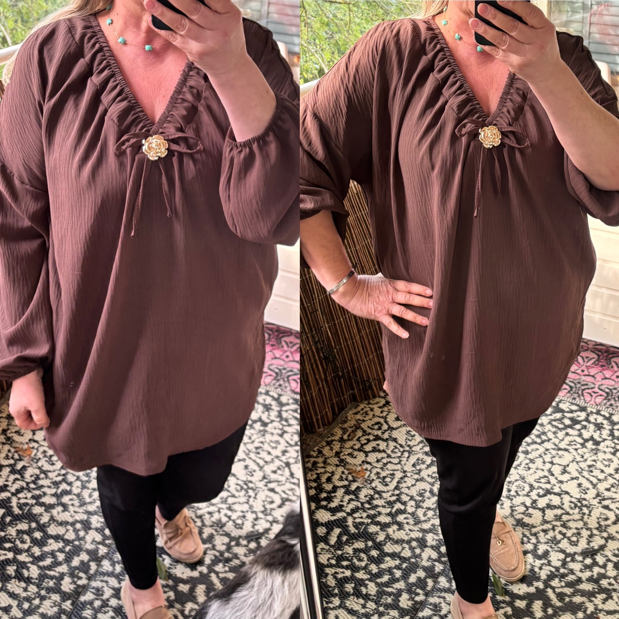 TUNIEK SHIRT LISA MATEN 44/46 TOT 50/52