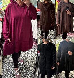 HOODIE ZACHT A LINE MATEN 50 tot 54 ruim