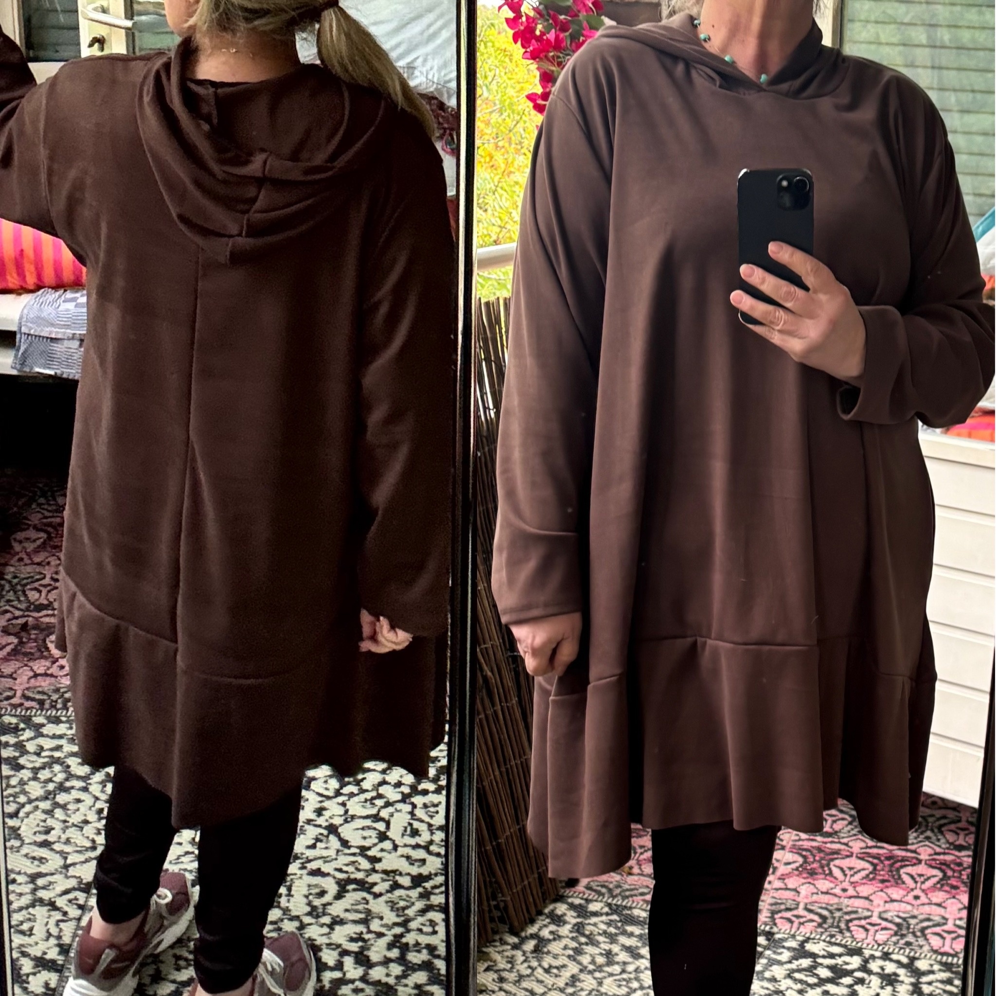 HOODIE ZACHT A LINE MATEN 50 tot 54 ruim