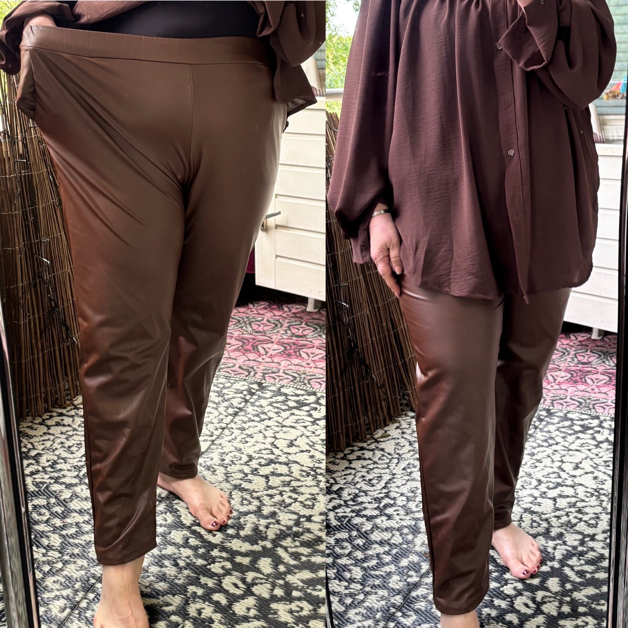 FAKE LEATHER TOPPER MATEN 48 TOT 54