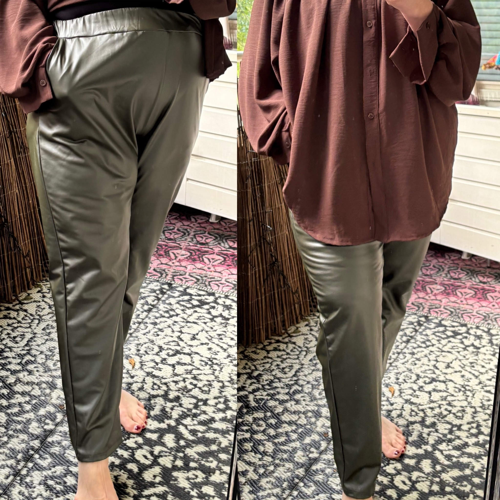 FAKE LEATHER TOPPER MATEN 48 TOT 54