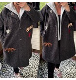 JASJE PARIS HOODY BLING MATEN 44 TOT 50/52