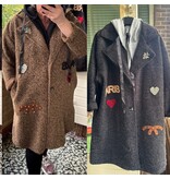 JASJE PARIS HOODY BLING MATEN 44 TOT 50/52