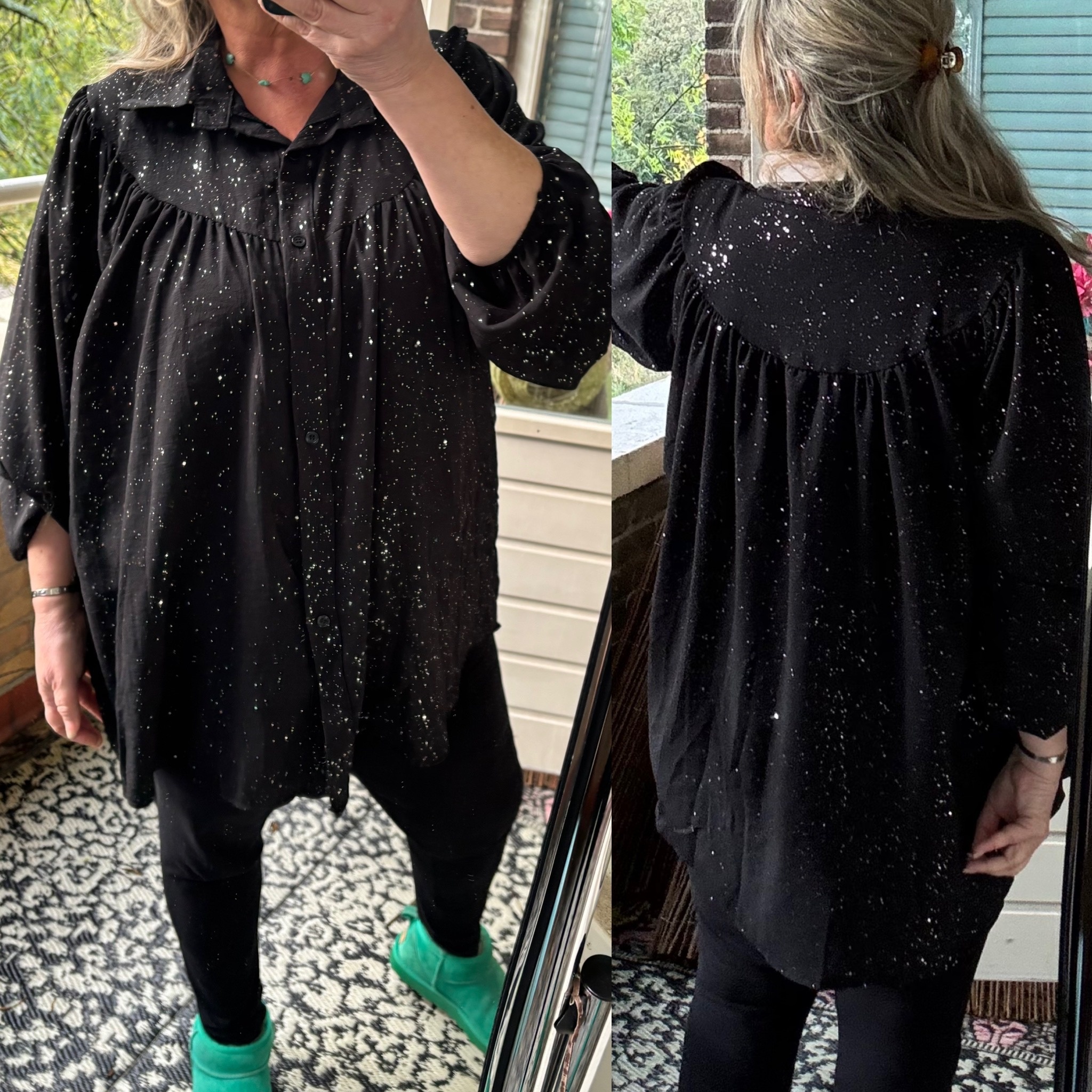 BLOUSE CHIQUE GLINSTER MATEN 44 TOT 52/54