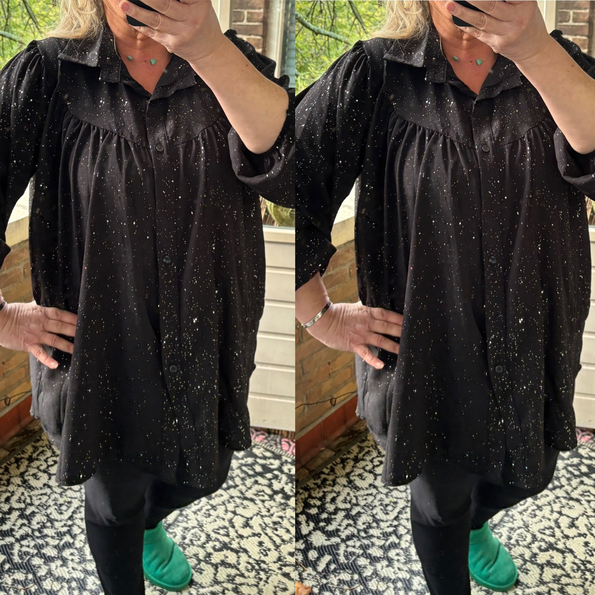 BLOUSE CHIQUE GLINSTER MATEN 44 TOT 52/54