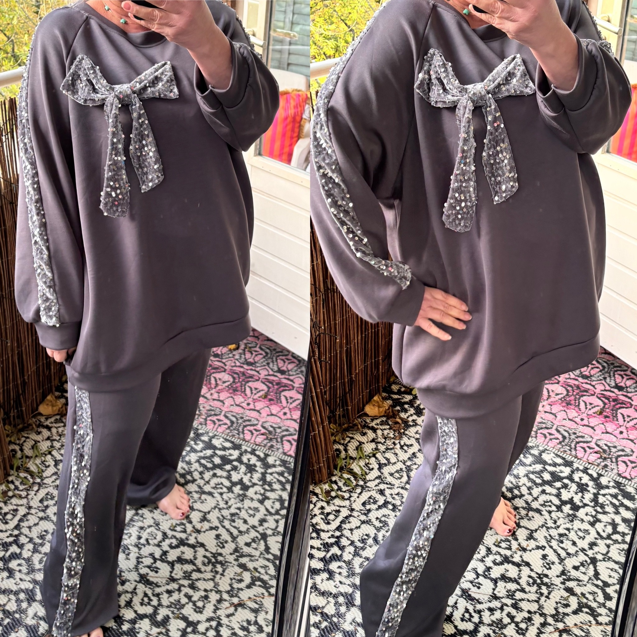 HEERLIJK HUISPAK BLING STRIK MATEN 48 TOT 54/56