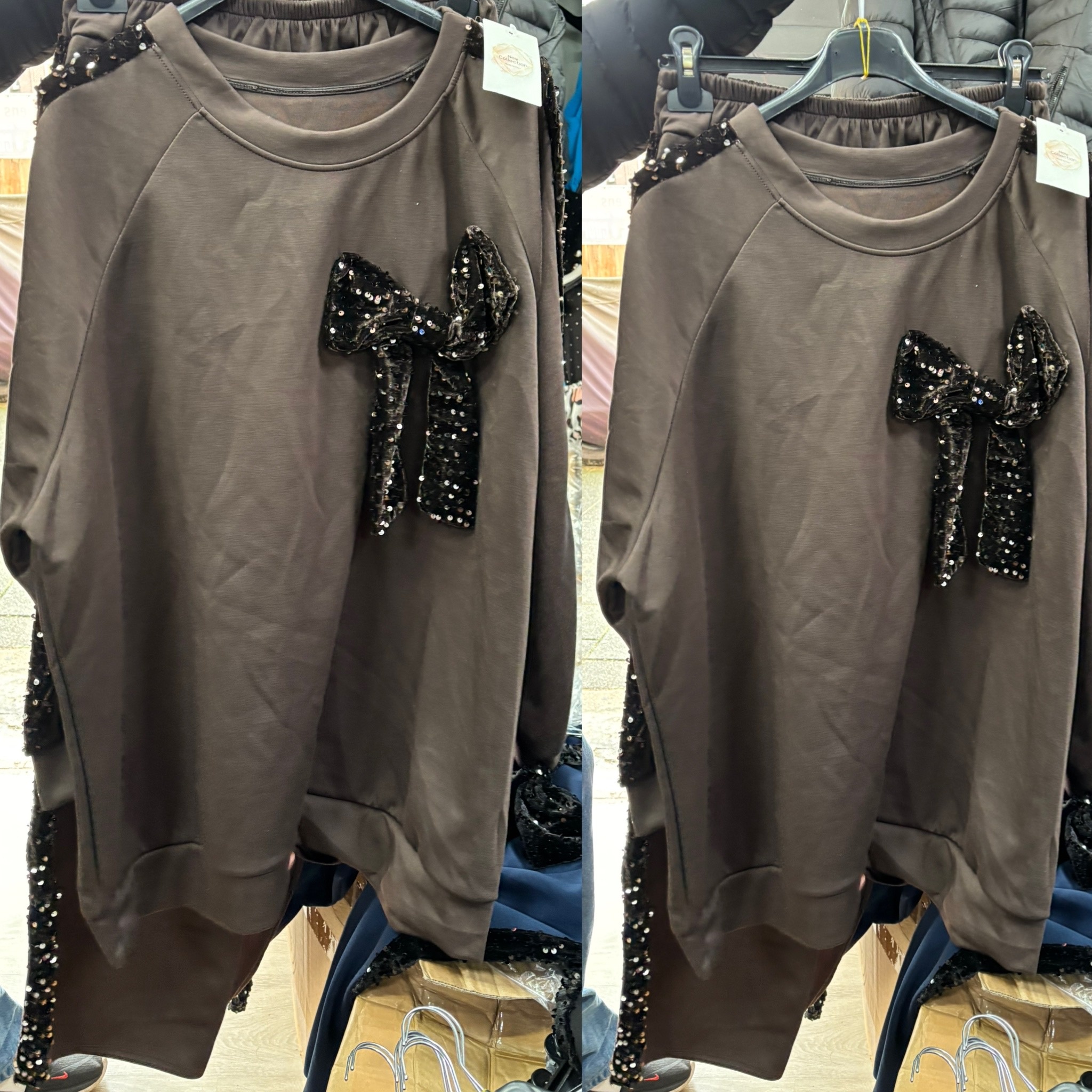 HEERLIJK HUISPAK BLING STRIK MATEN 48 TOT 54/56