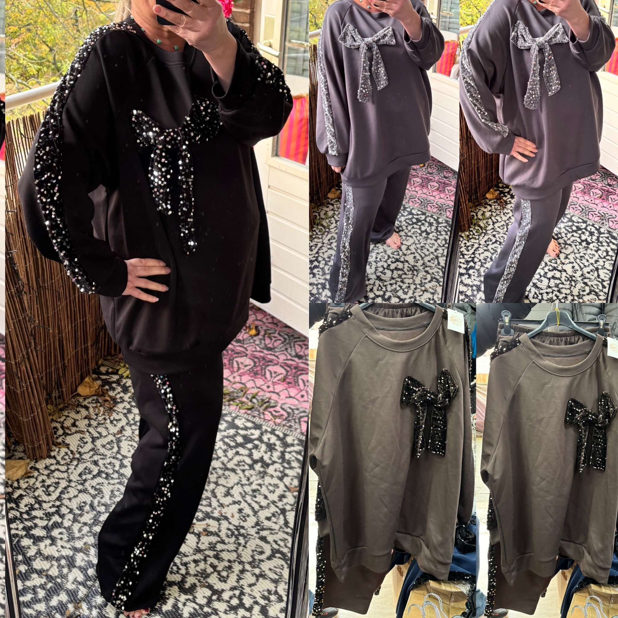 HEERLIJK HUISPAK BLING STRIK MATEN 48 TOT 54/56