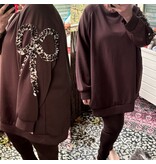 SWEATER ARM PANTER STRIK MATEN 44/46 TOT RUIME 52