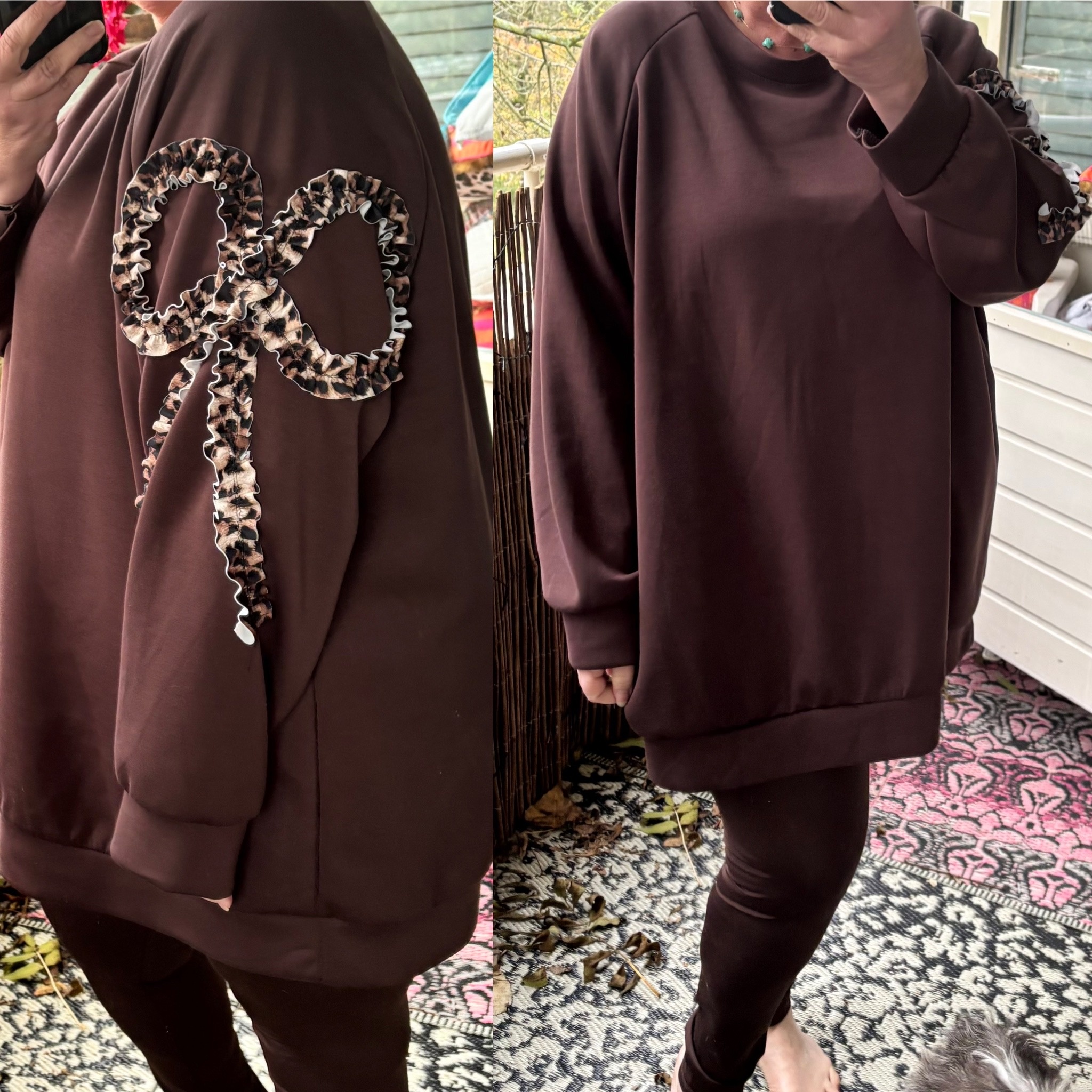 SWEATER ARM PANTER STRIK MATEN 44/46 TOT RUIME 52