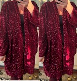 VEST PAILLET BLING MATEN 46 TOT 54