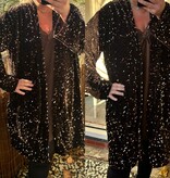 VEST PAILLET BLING MATEN 46 TOT 54