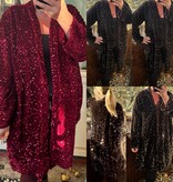 VEST PAILLET BLING MATEN 46 TOT 54