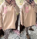 BE HAPPY HOODIE MATEN 44 TOT 52/54