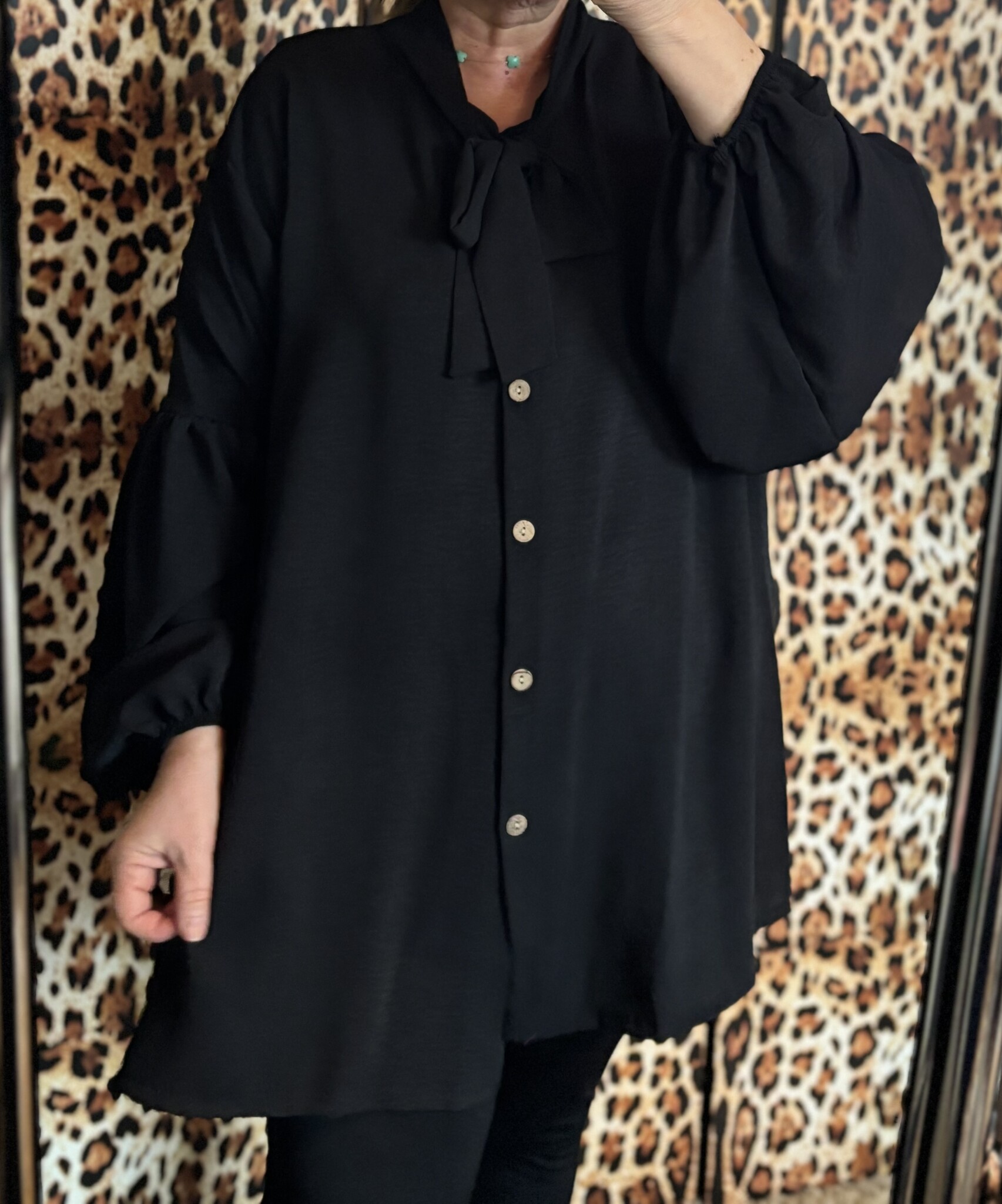 BLOUSE STRIK BIG MATEN 46/48 TOT 54