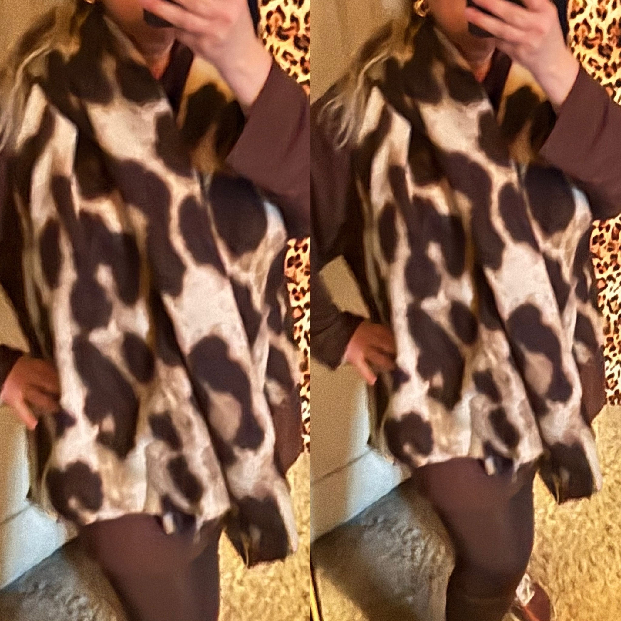 SHAWL ROYAL CHIQUE BRUIN BEIGE