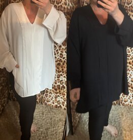 BLOUSE CHIQUE MANCHET MATEN 46/48 TOT RUIME 54