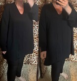 BLOUSE CHIQUE MANCHET MATEN 46/48 TOT RUIME 54