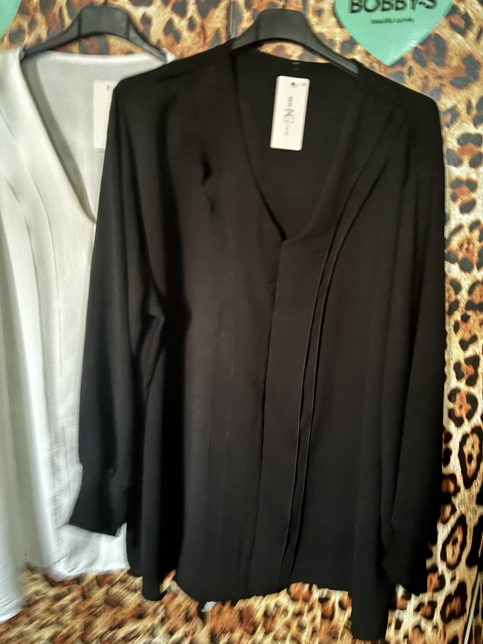 BLOUSE CHIQUE MANCHET MATEN 46/48 TOT RUIME 54