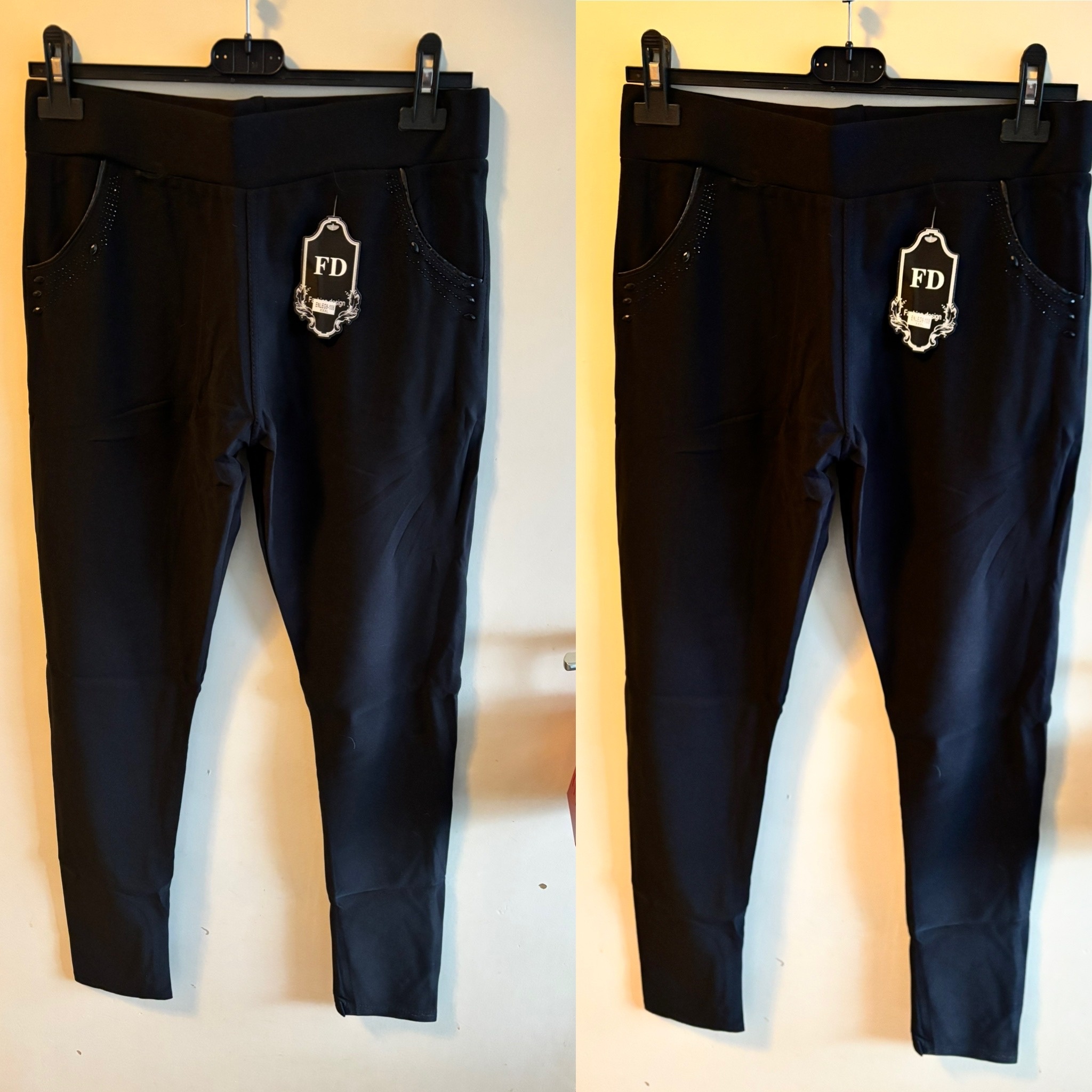 SUPER BROEK MATEN 44 TOT 52  ZAKKEN MET KLEINE KRAALTJES ERBOVEN