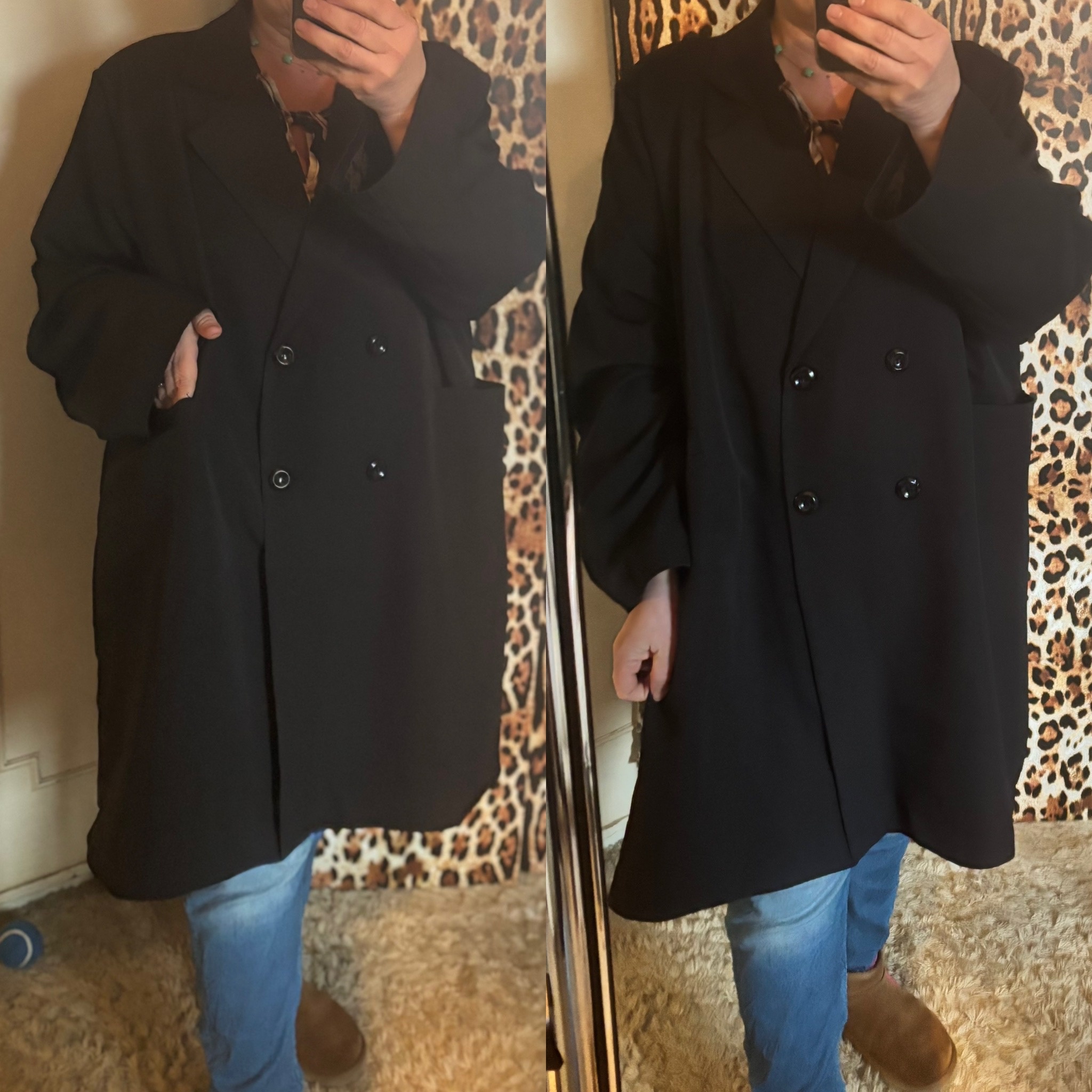 JASJE LANGE BLAZER MATEN 50/52 TOT 56